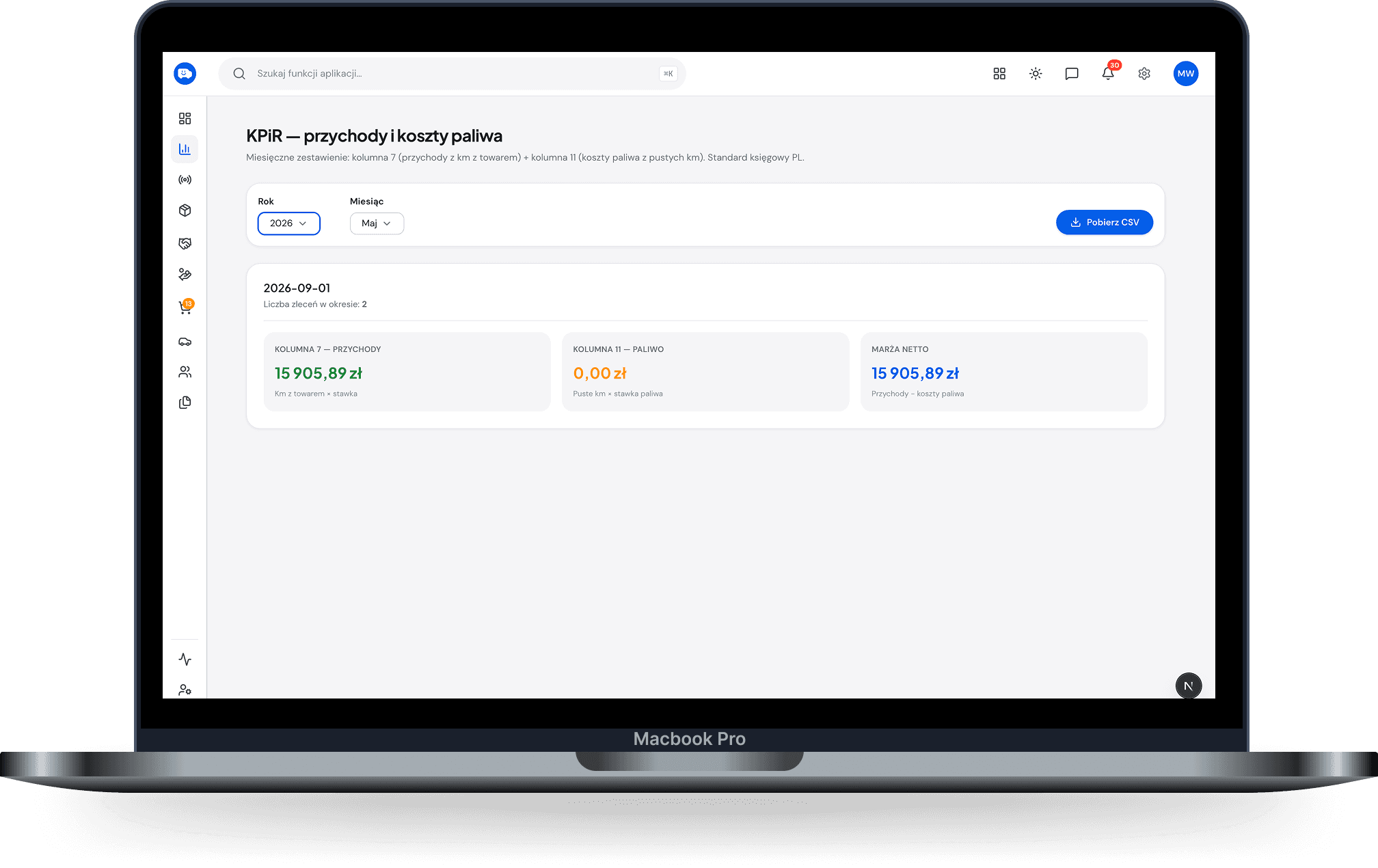 Pre-export check · desktop — Reports marked complete / needs attention, with a short note on what’s missing.